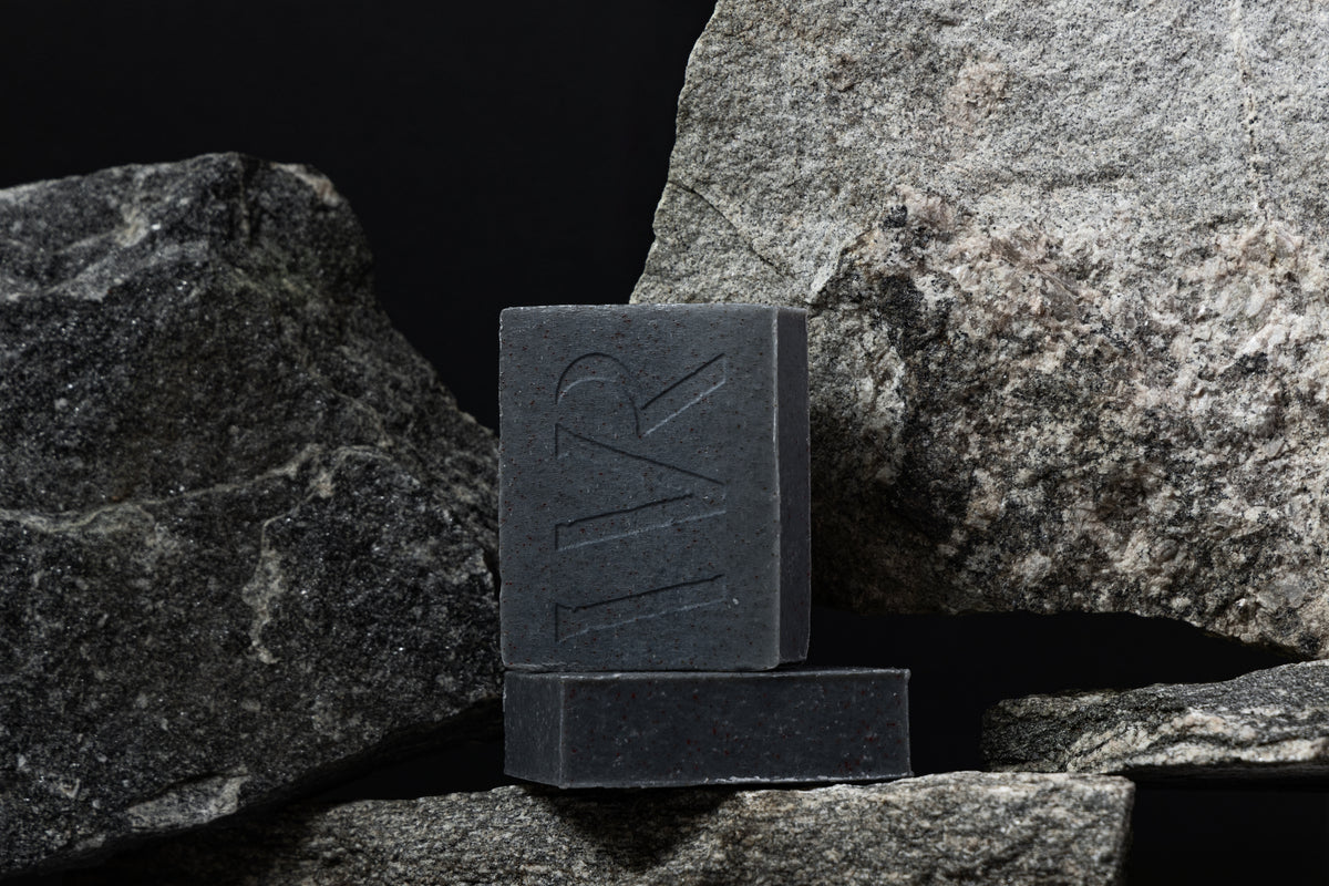 kaolin clay and charcoal natural bar soap 