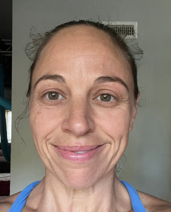 After using the moisturizer