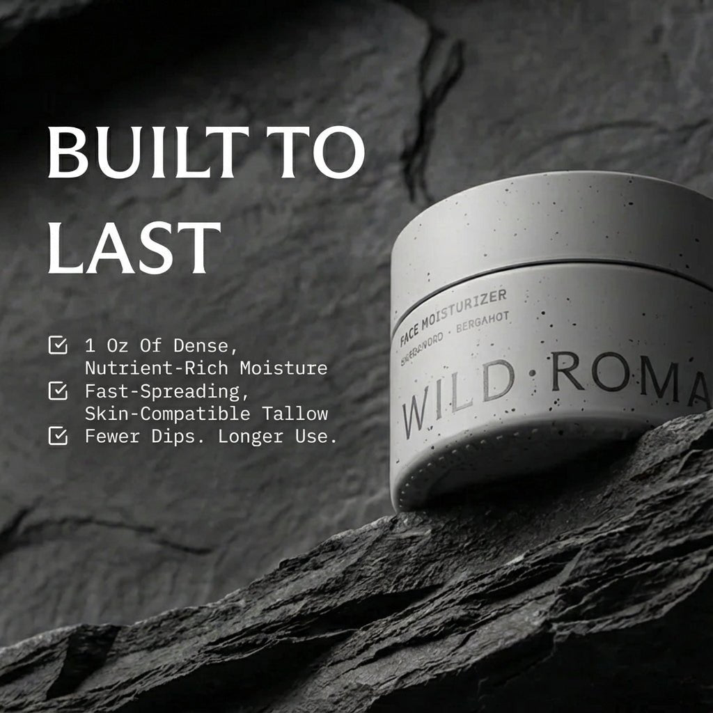 Best men's all natural face moisturizer with beef tallow
