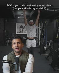 A video of a man working out in a gym